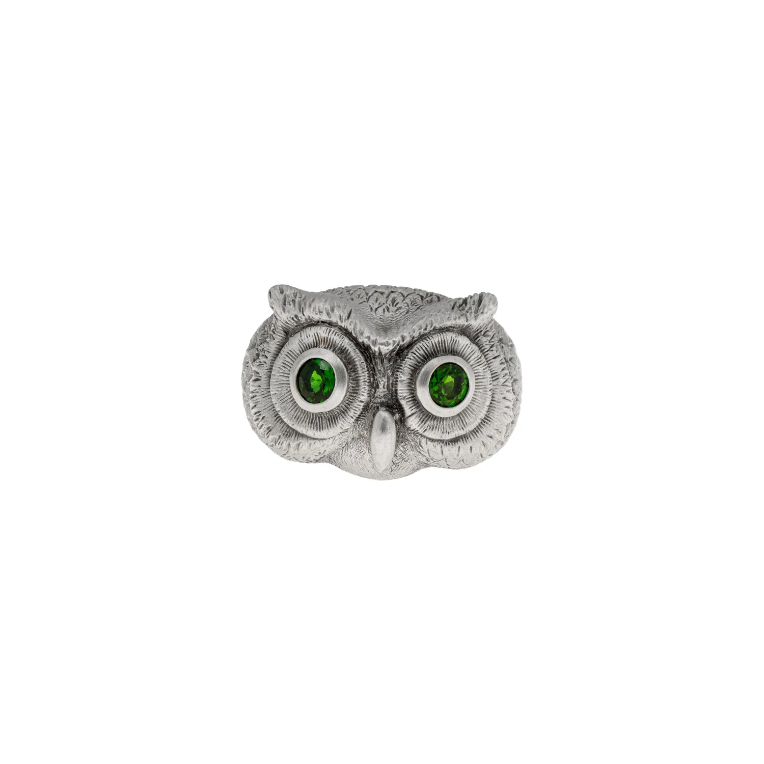 Lorella Tamberi Canal Artemis Eagle Owl bague diopside taille 12