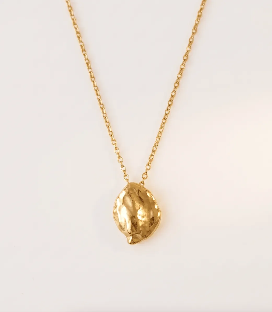 Elise Tsikis Figios collier breloque or 45 cm