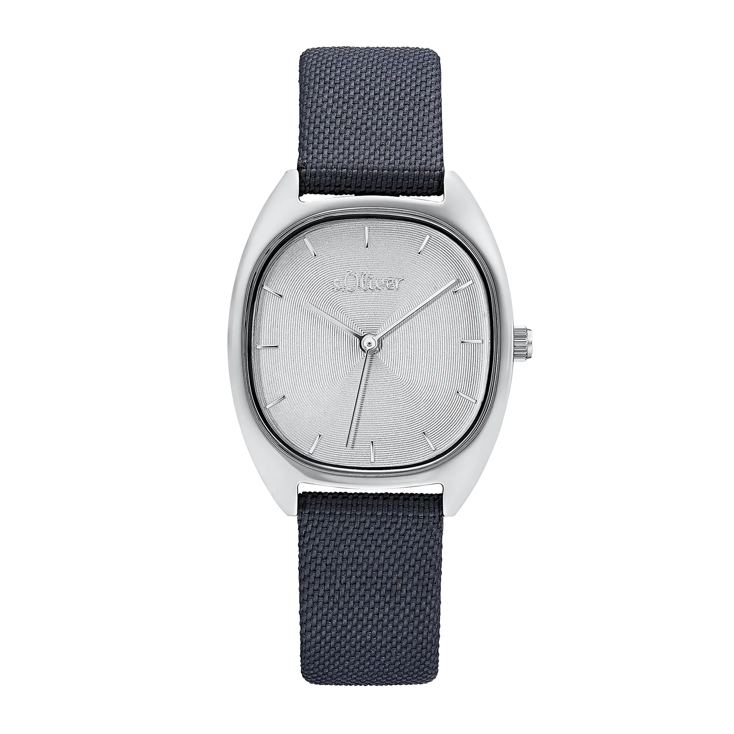 s.Oliver IP Silber Blau montre femme textile bleu