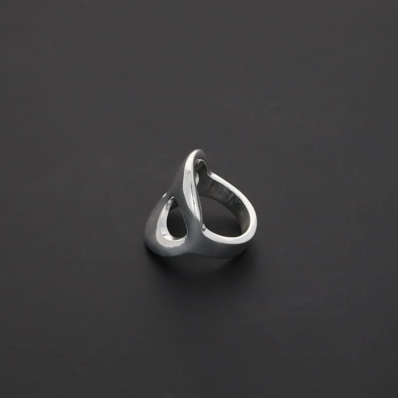 Secret de Cuir N°506 bague café plaqué argent