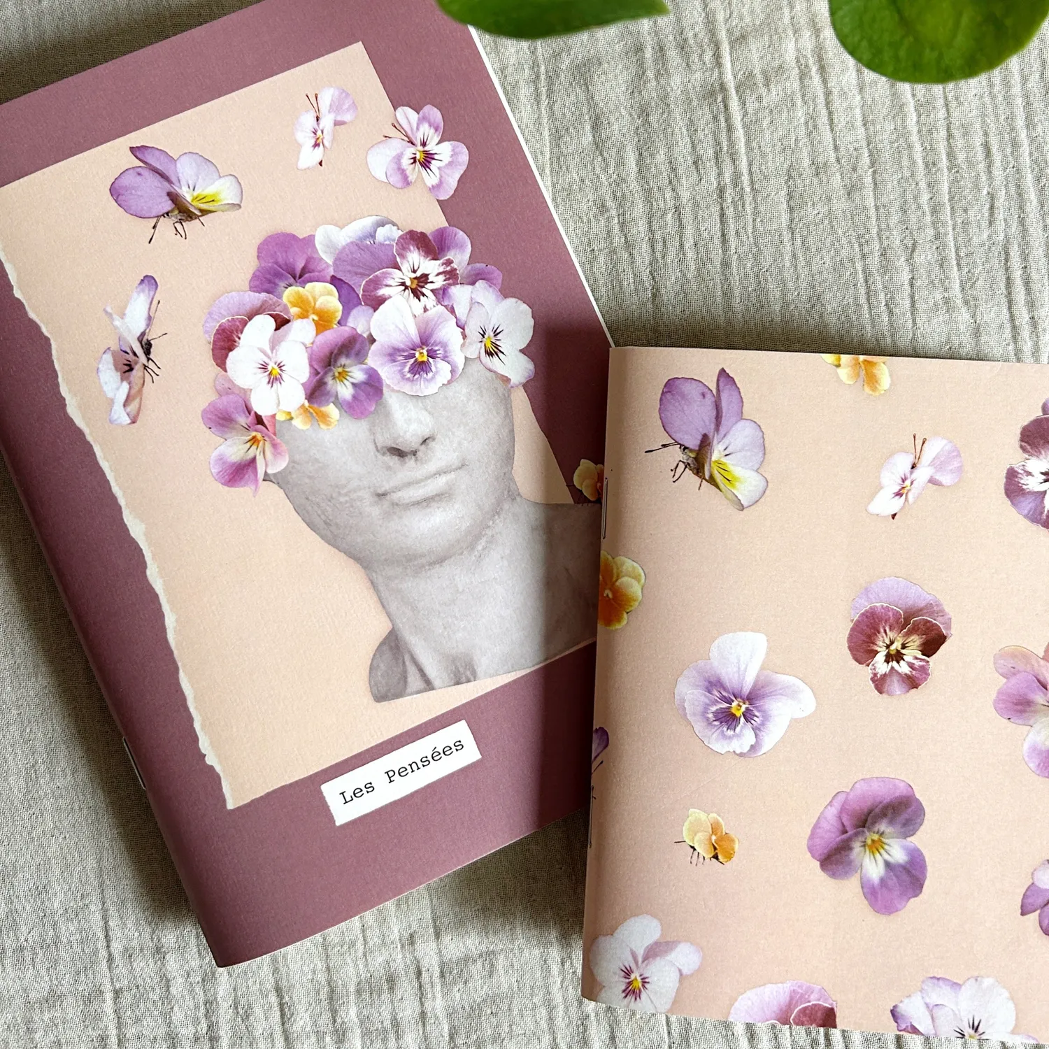 Elise Tsikis Les Pensées carnet grand A5 ligné