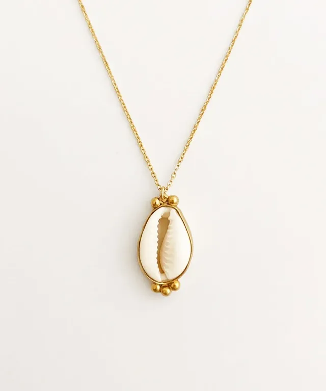 Elise Tsikis Valos collier coquillage 55 cm