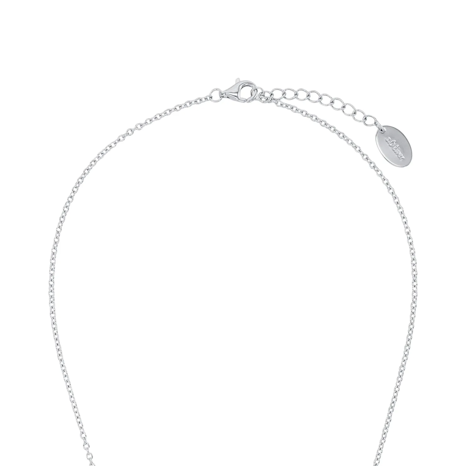 s.Oliver Infini Grand collier femme argent zircone