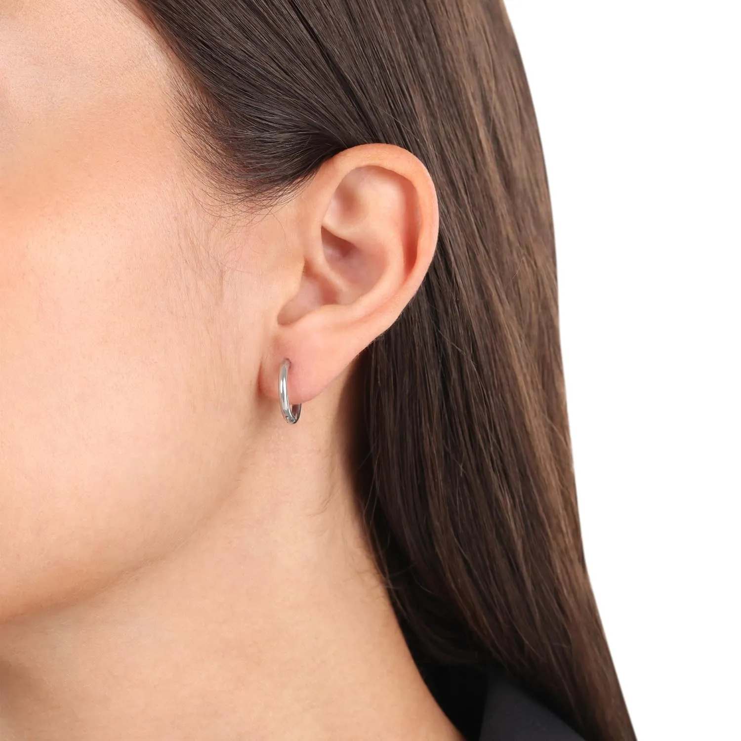 s.Oliver 88757602 créoles femme acier 27 mm