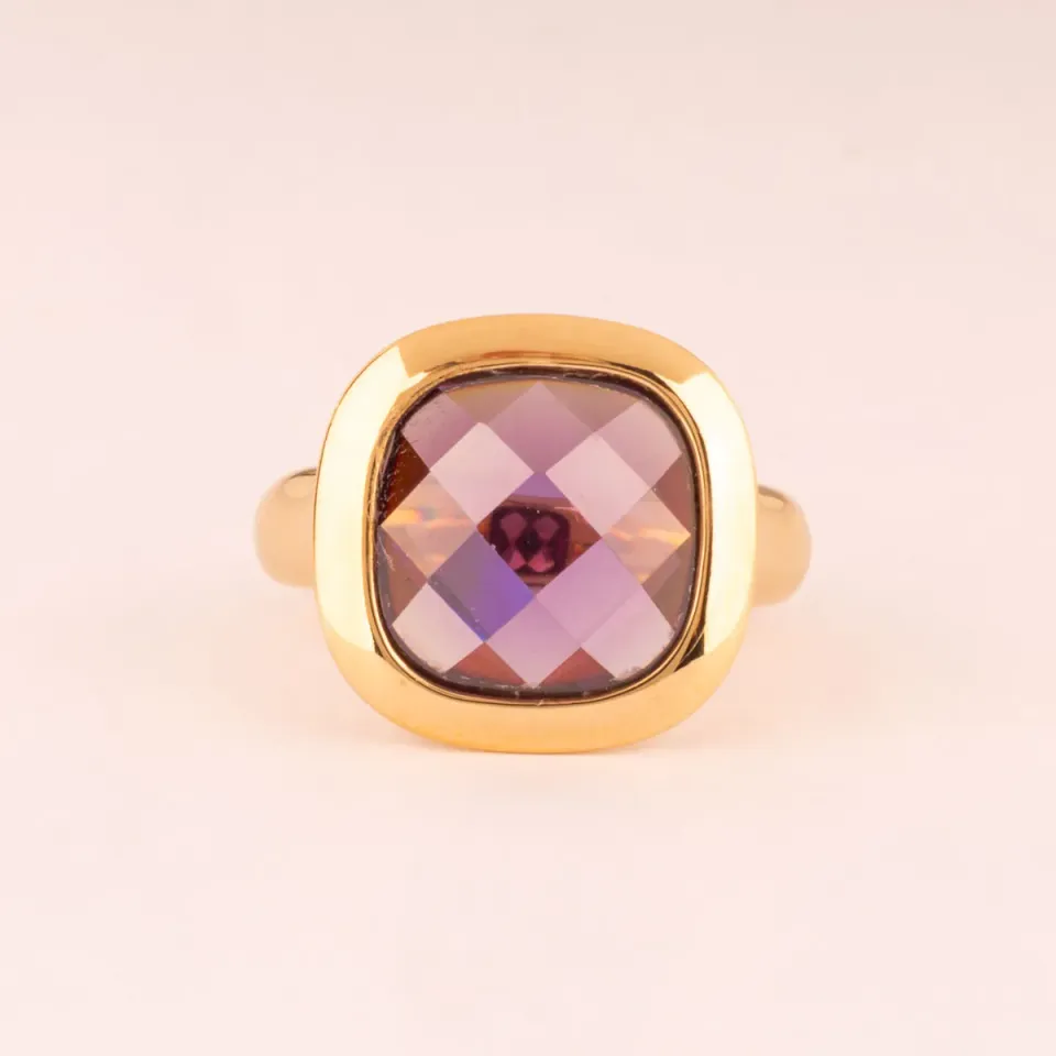 ULTIMA EDIZIONE Cuscino zircone bague coussin