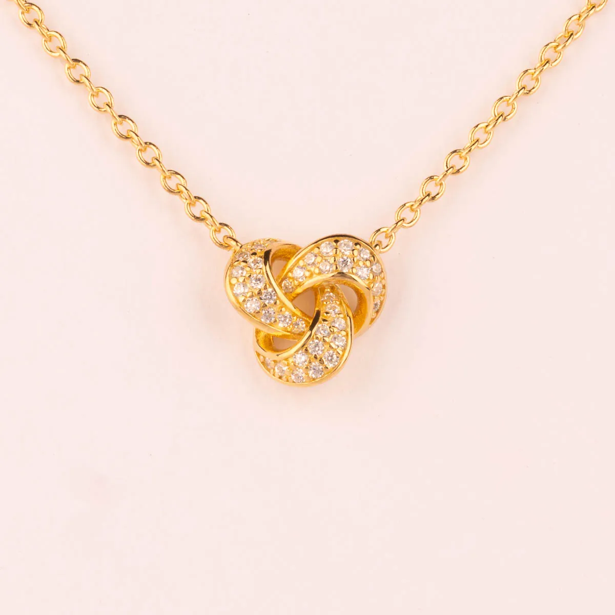 Ultima Edizione Intreccio Pavé pendentif entrelacé zircons