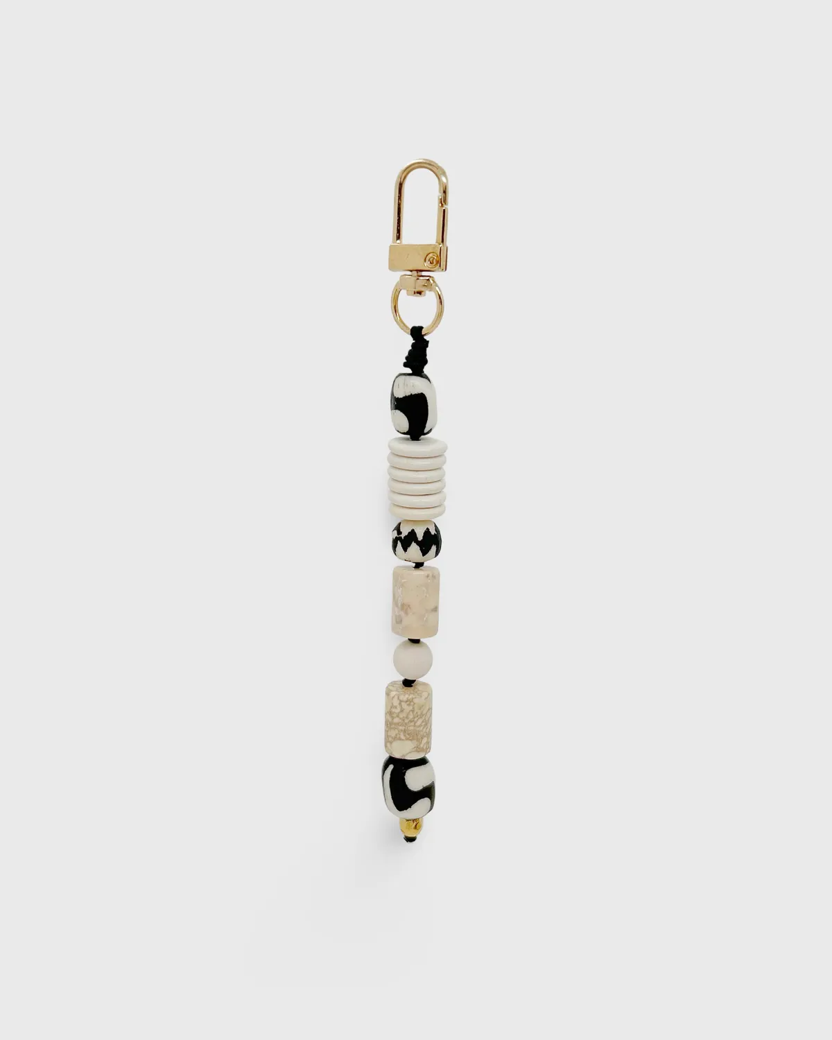Elise Tsikis Hydra bijou de sac perles howlite 14 cm