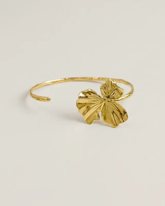 Elise Tsikis Némésis Eunoia bracelet fleur ajustable