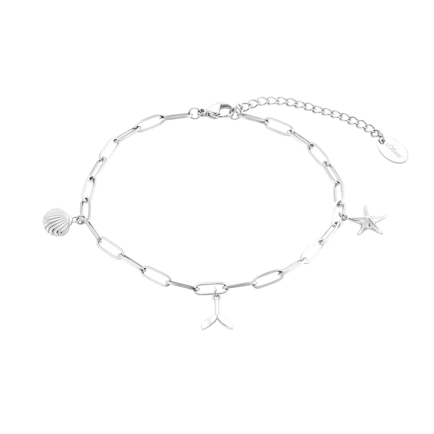 s.Oliver Bracelet Cheville Étoile Argent 22+5 cm Été