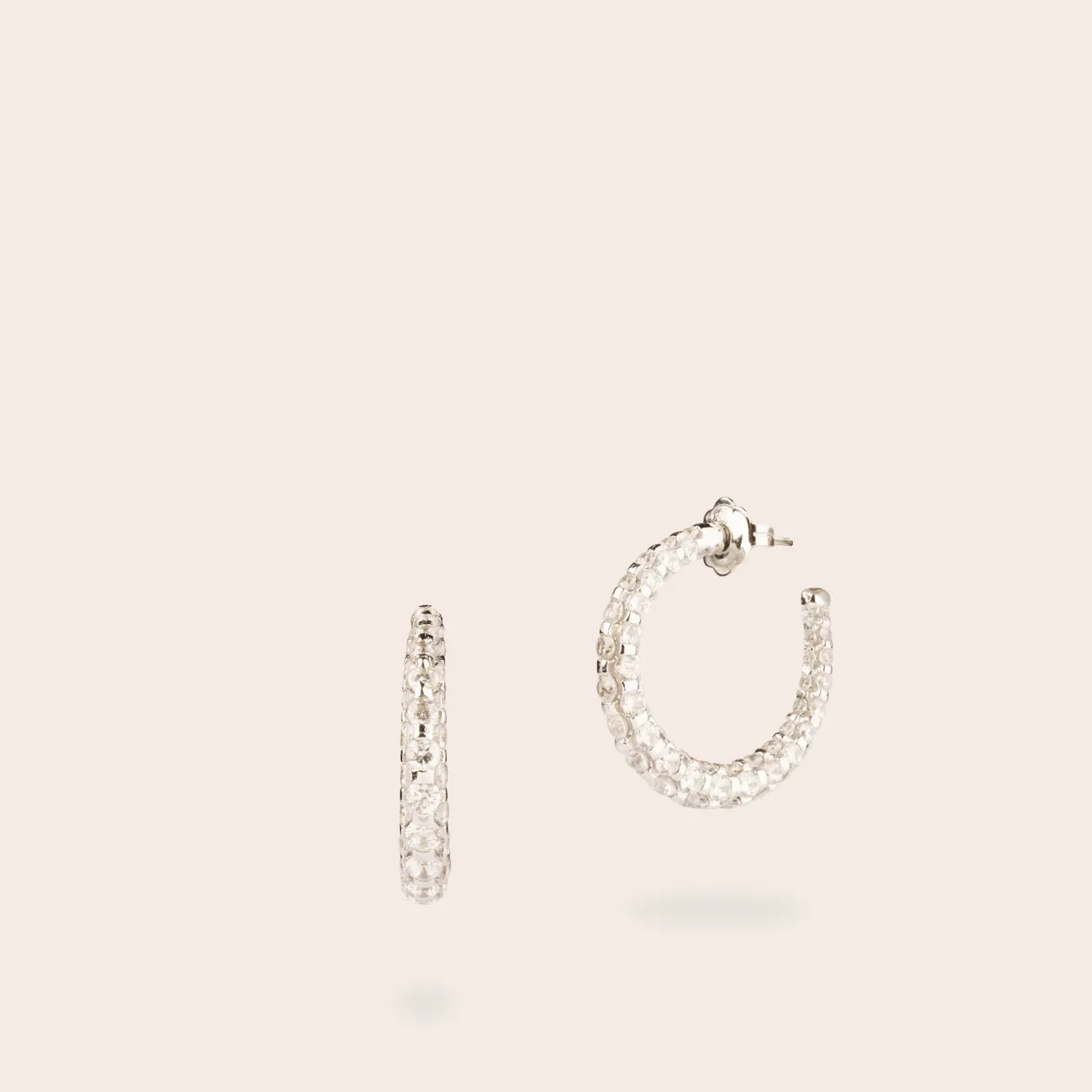 Ultima Edizione Cerchietto Pavé créoles zircons