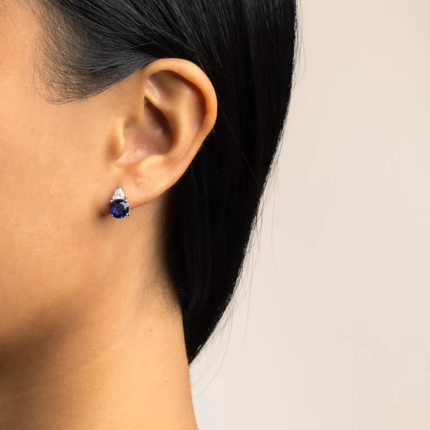 Ultima Edizione Triangolo boucles triangle zircon