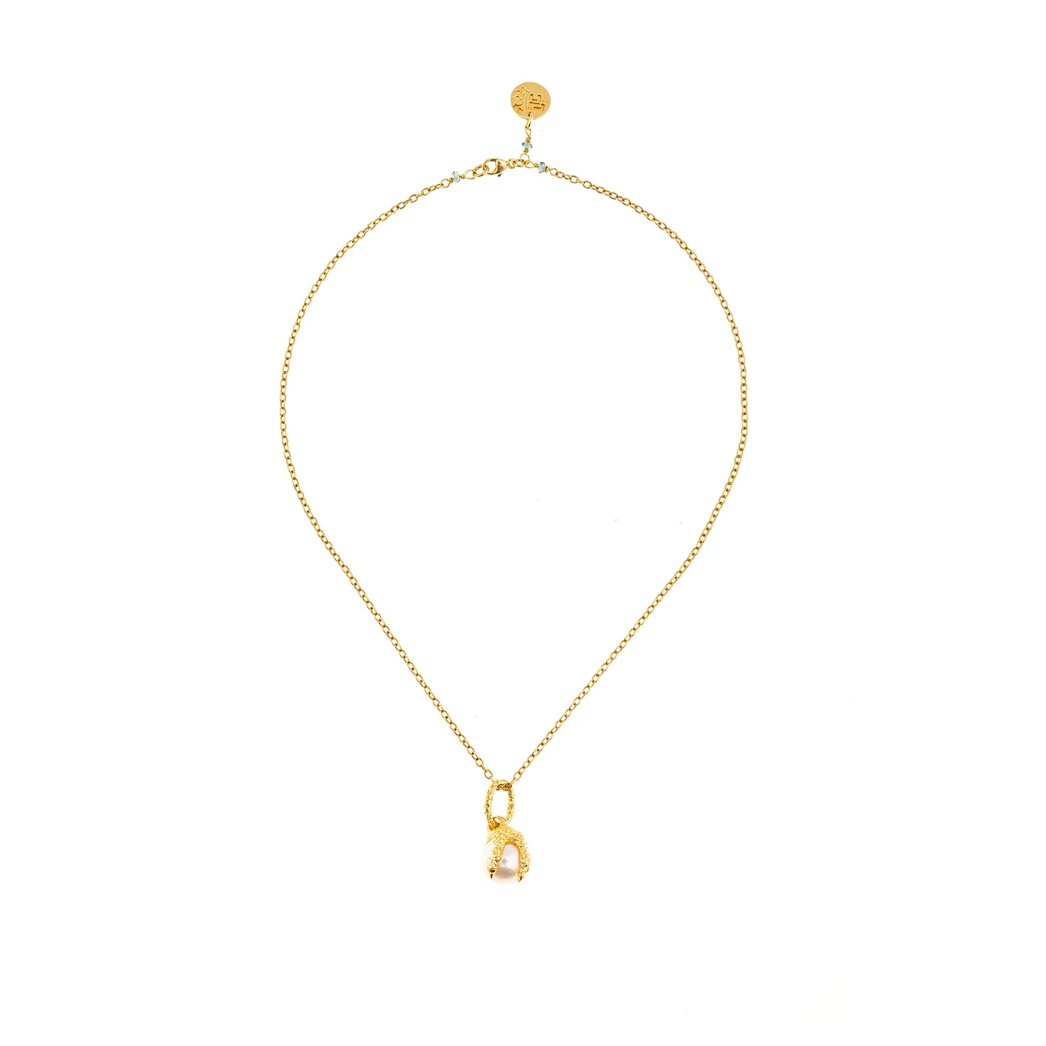 Lorella Tamberi Canal Artemis Talon collier perle zircons