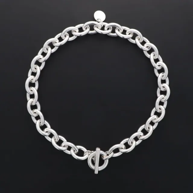 Secret de Cuir N°1216 collier ras de cou forçat XXL 46cm