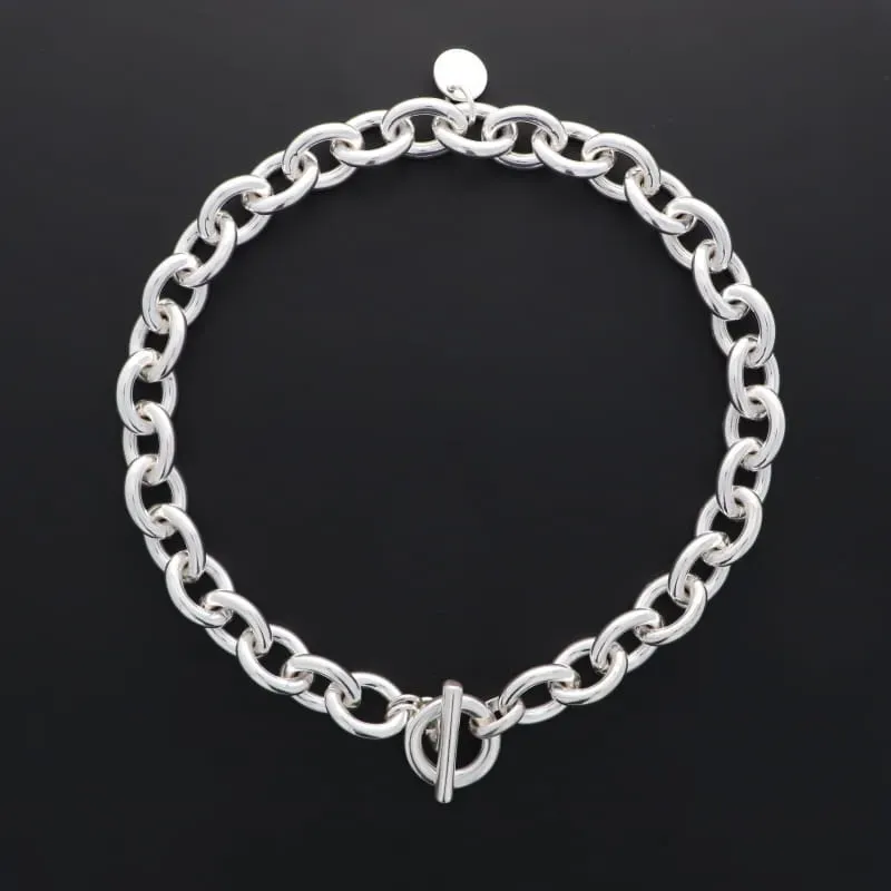 Secret de Cuir N°1216 collier ras de cou forçat XXL 46cm