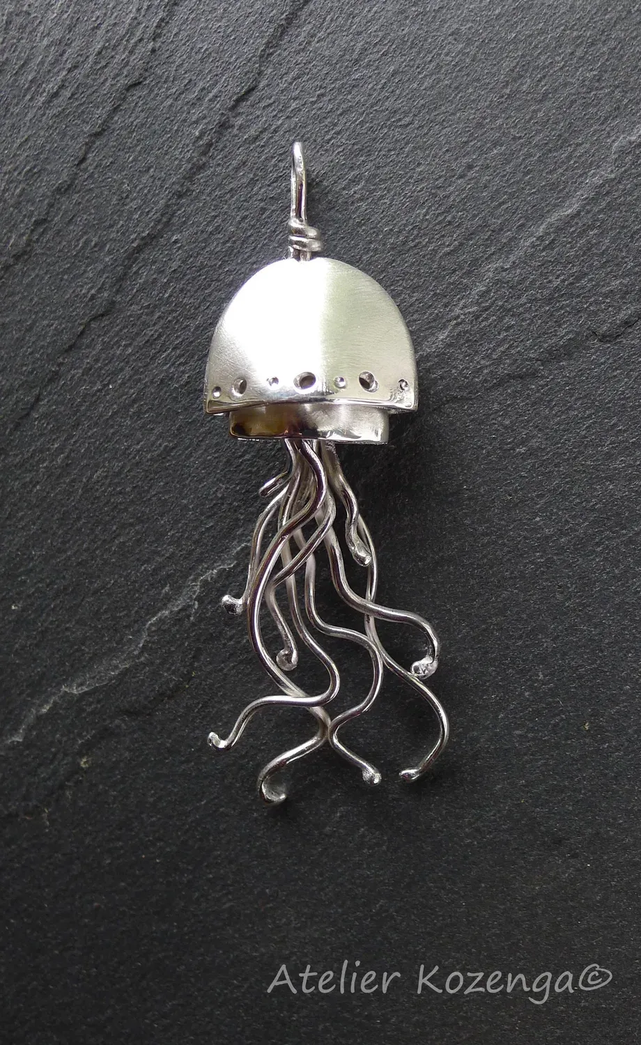 L'Atelier Kozenga Méduse 2 pendentif argent 950