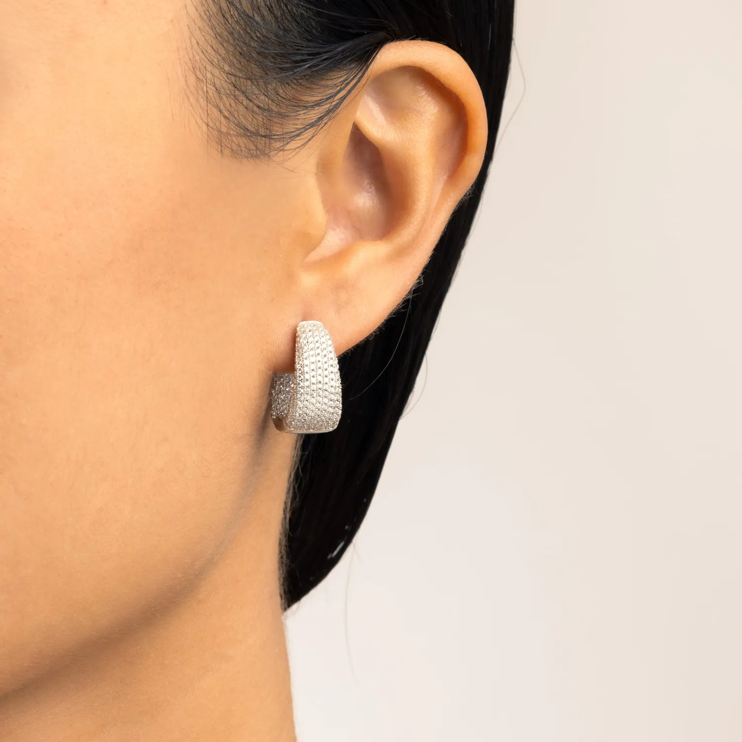 ULTIMA EDIZIONE triangle zirconi high quality boucles d'oreilles