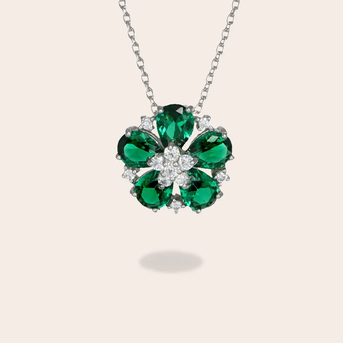 ULTIMA EDIZIONE fleur 5 pétales pendentif couleur