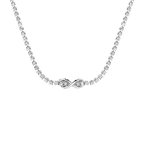s.Oliver 2034963 collier femme argent 925 rhodié véritable
