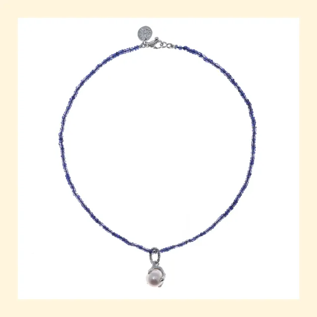 Lorella Tamberi Canal Artemis Talon collier perle iolite