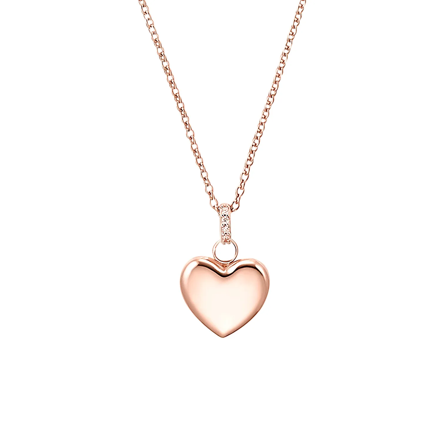 s.Oliver Collier Femme Double Cœur Argent Doppel Herz