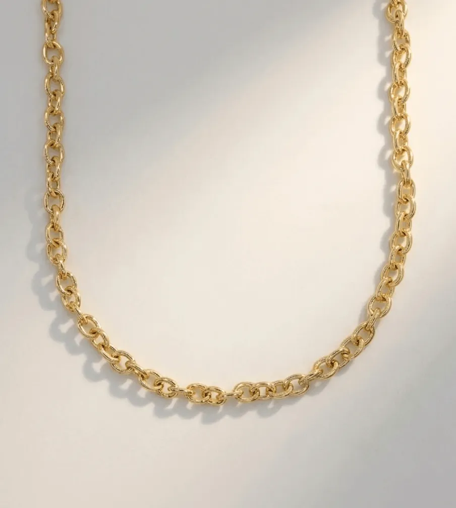 Elise Tsikis Epure Chanes collier 45 cm doré
