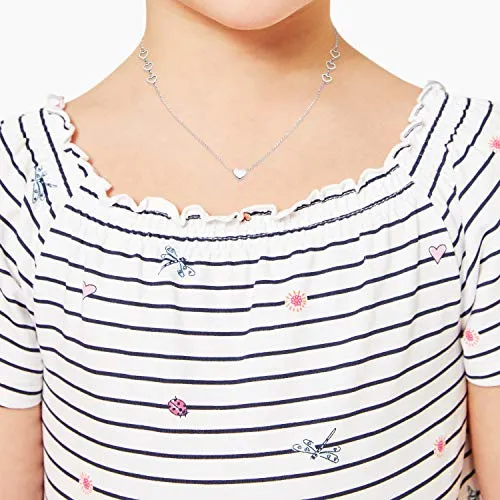 s.Oliver Collier Fille Cœur Acier 37+3 cm 2028446