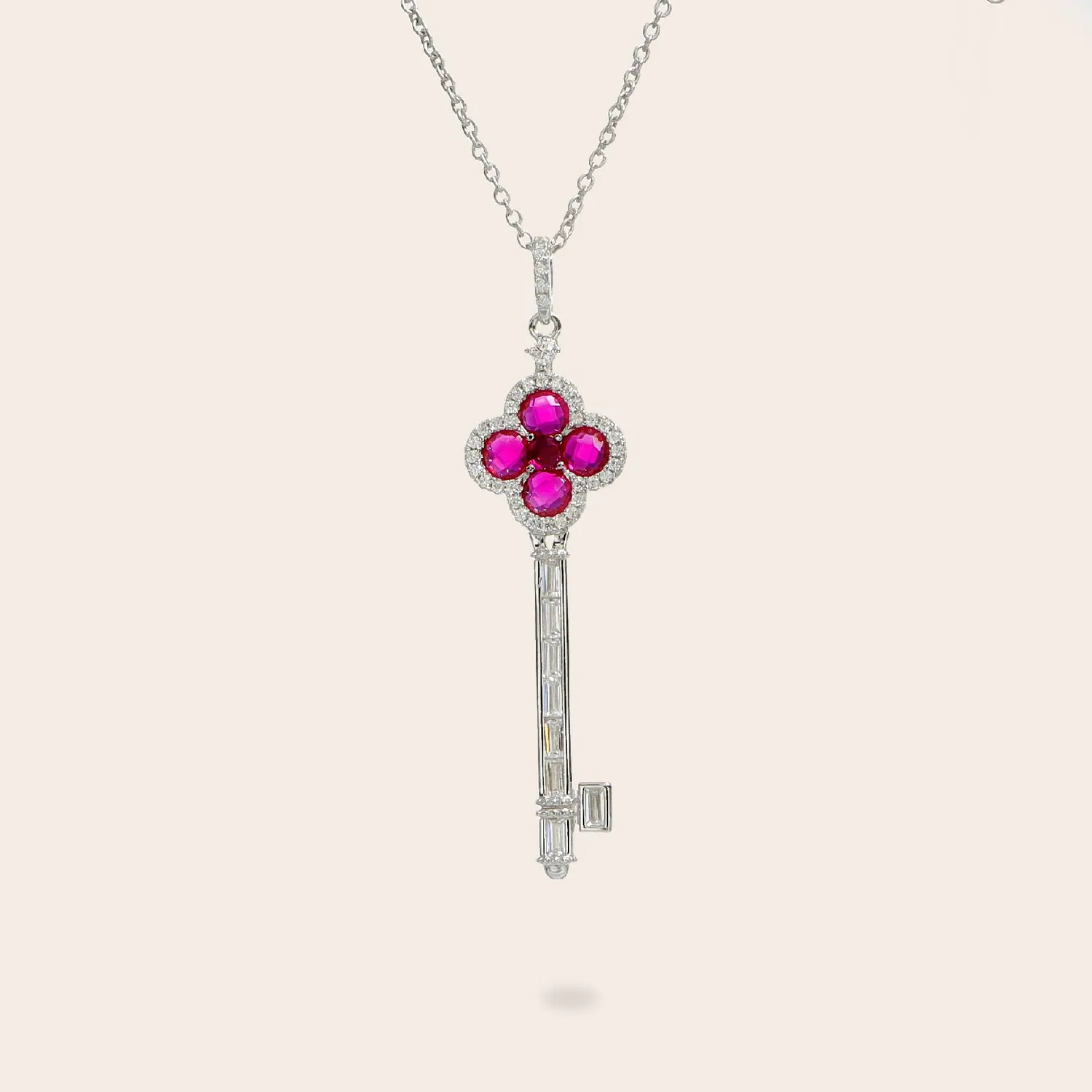 Ultima Edizione Flower Key pendentif fleur couleur