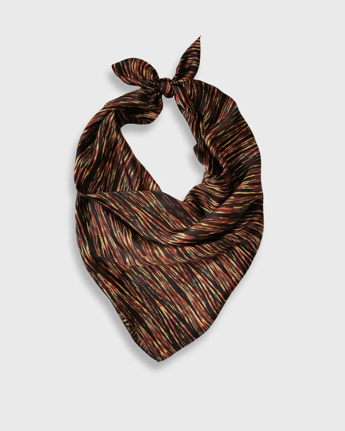 Elise Tsikis foulard Panaba carré soie 50x50 cm