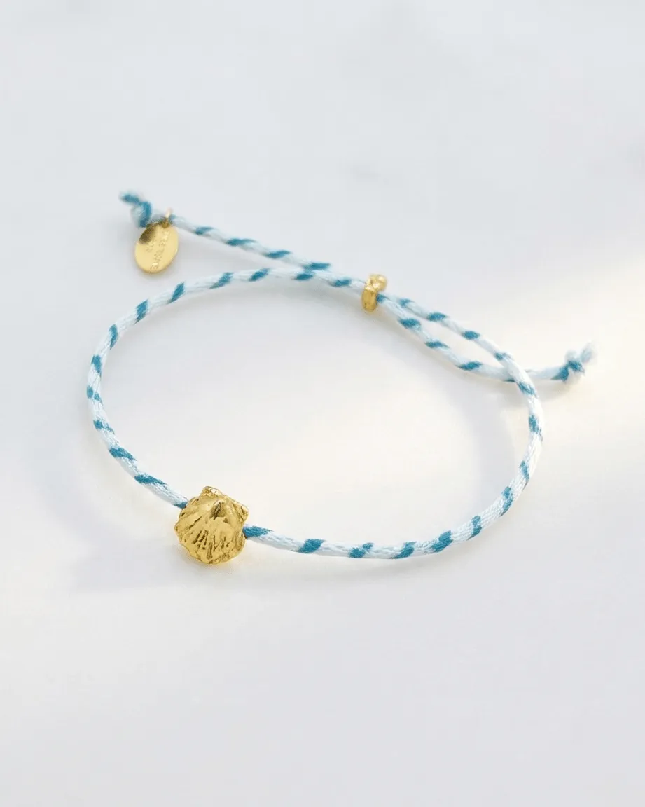 Elise Tsikis Ecume bracelet ajustable bleu poisson