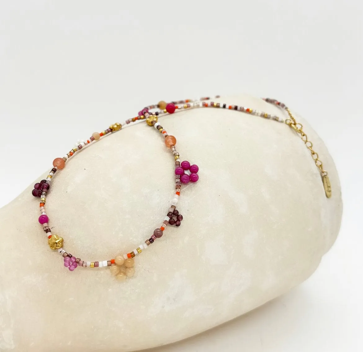 Elise Tsikis Magnolia collier enfant perles 32 cm