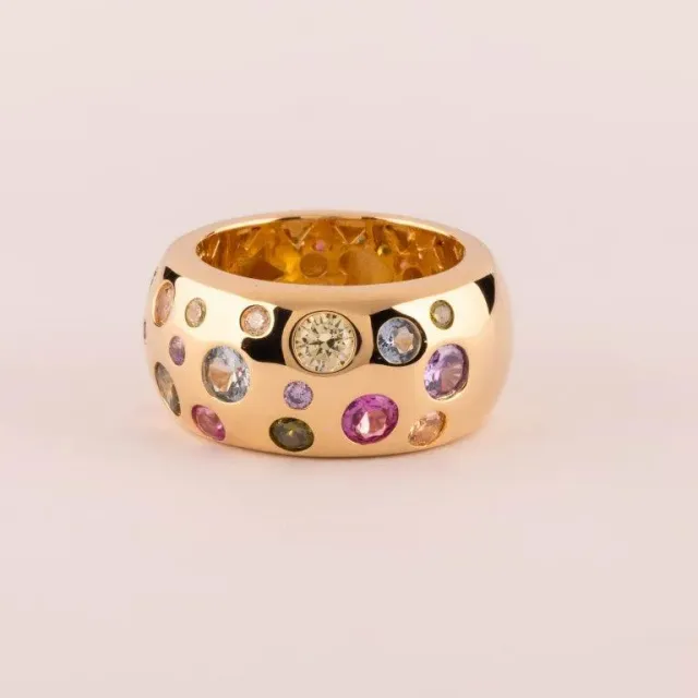 ULTIMA EDIZIONE Fascia Zirconi Multicolor bague large