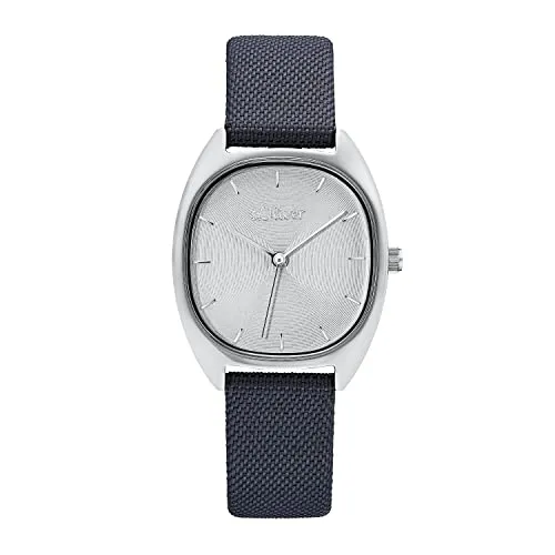 s.Oliver montre femme textile abricot quartz étanche
