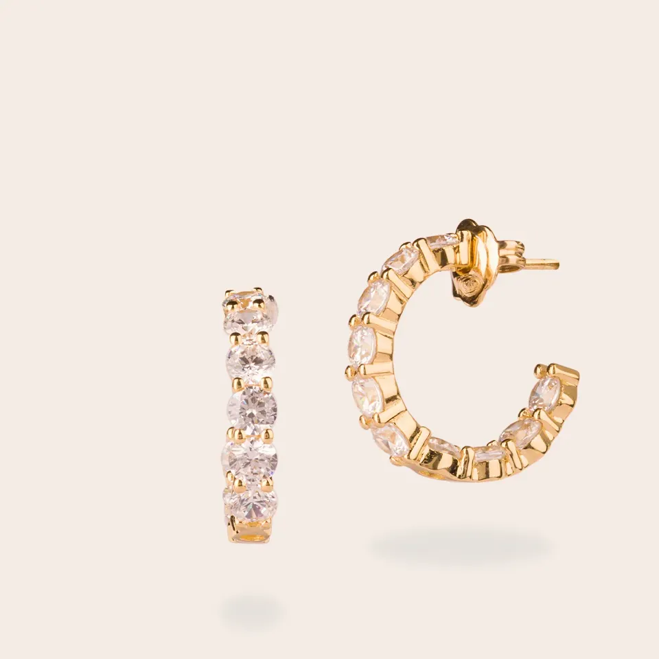 Ultima Edizione Cerchio 18 mm croles zircons blancs 18 mm