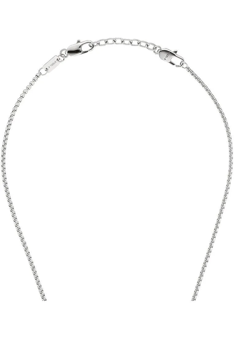 s.Oliver 2037997 collier homme acier boussole 55+5 cm