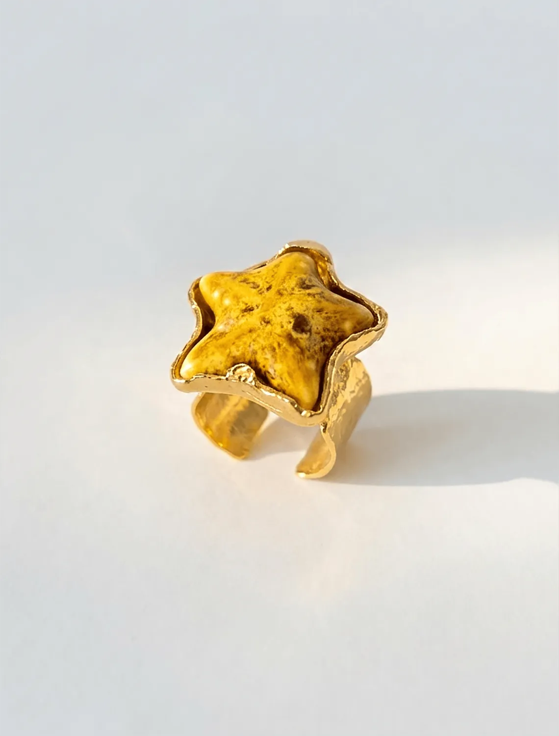 Elise Tsikis Vallarti bague étoile céramique ajustable