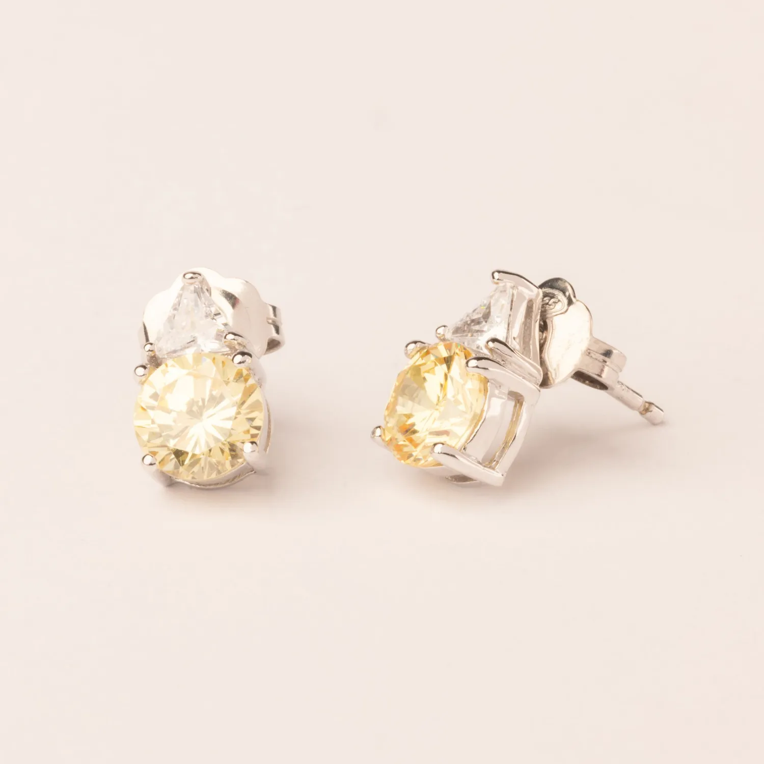 Ultima Edizione Triangolo boucles triangle zircon