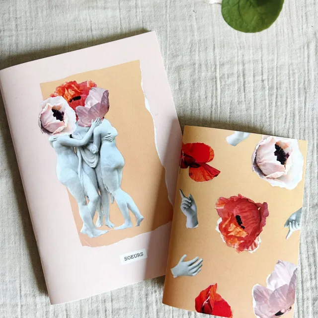 Elise Tsikis Soeurs carnet A5 ligné 64 pages