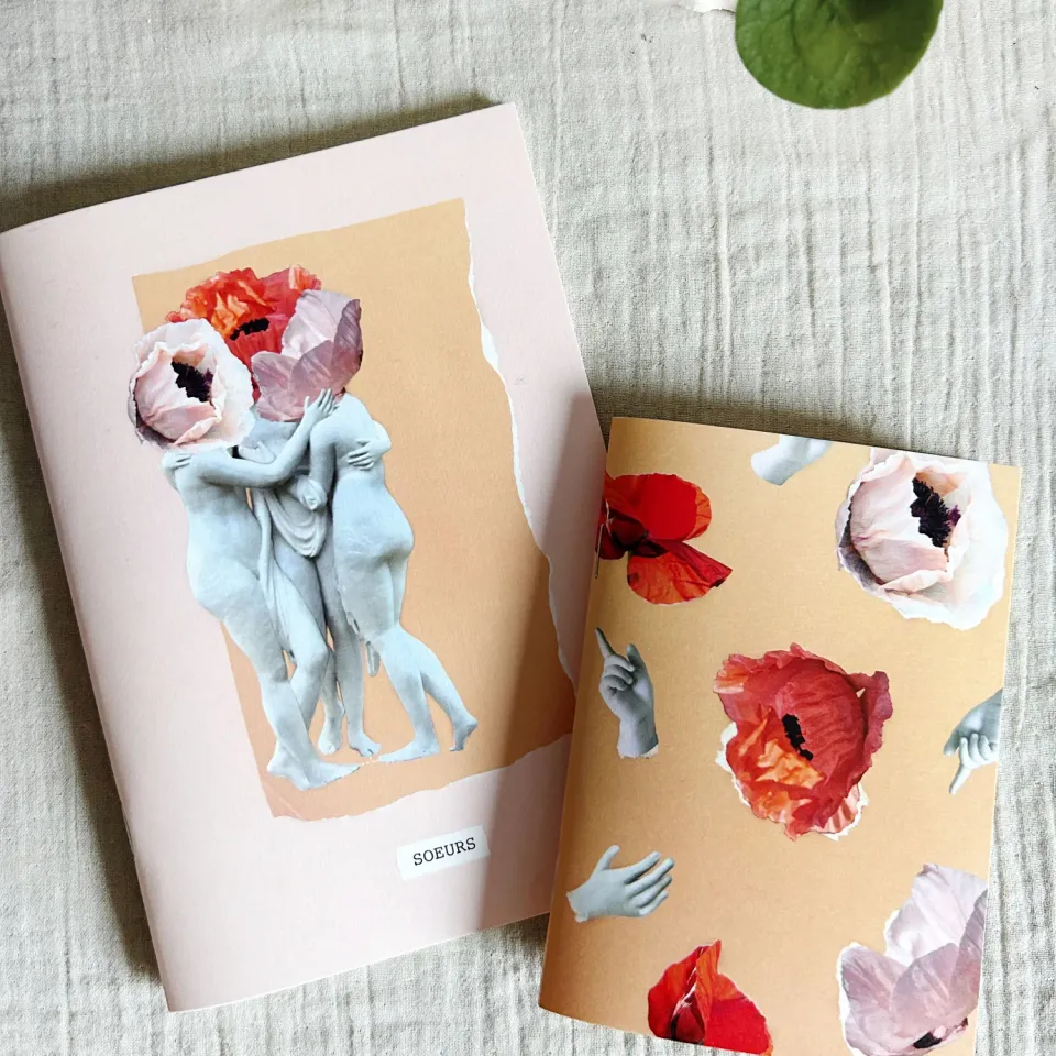 Elise Tsikis Soeurs carnet A5 ligné 64 pages
