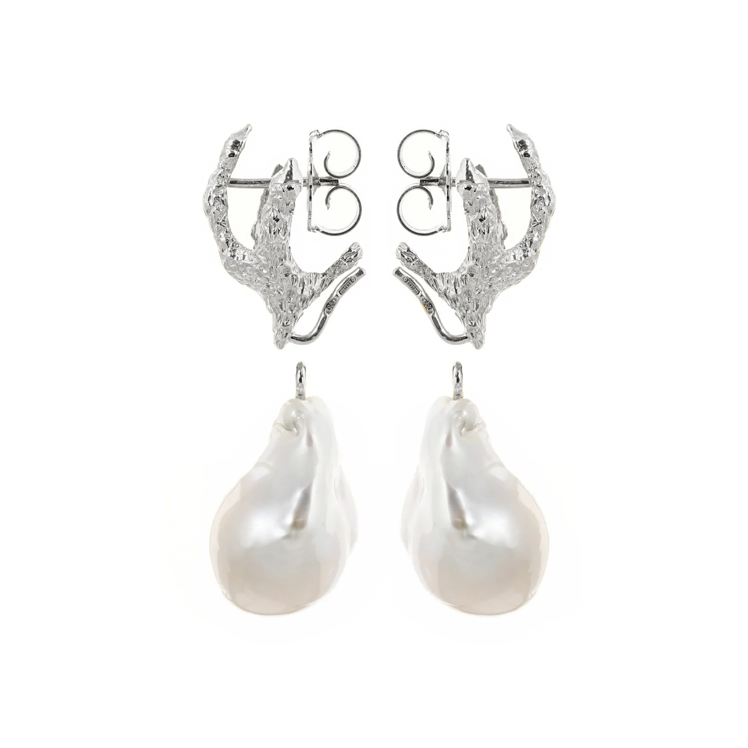 Lorella Tamberi Canal Artemis Talon boucles perle baroque