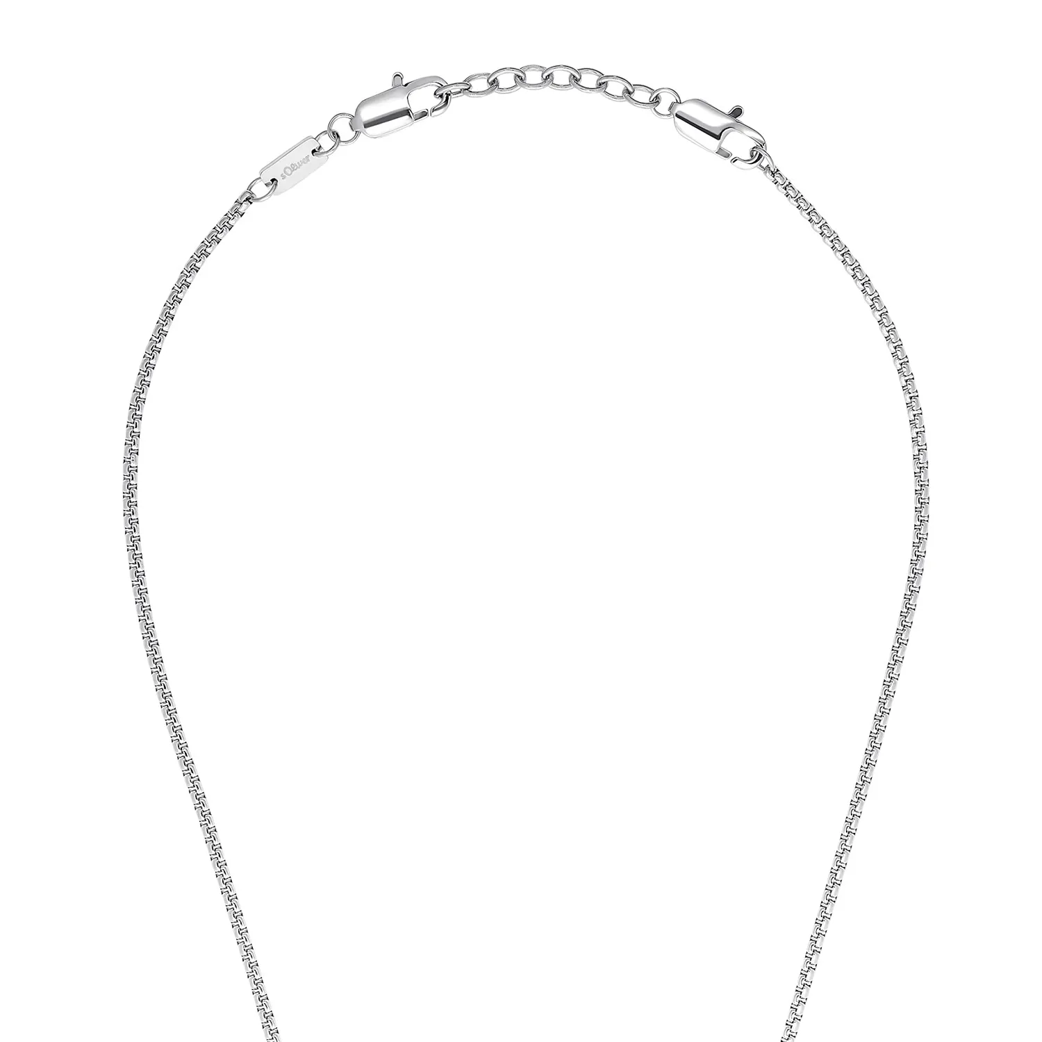 s.Oliver collier homme pendentif croix acier