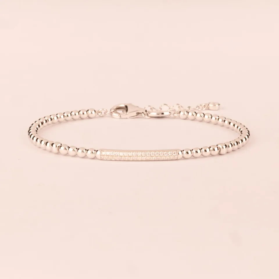 ULTIMA EDIZIONE barrettina pavé bracelet jonc éclat doré