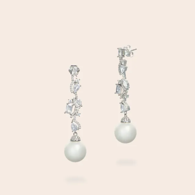 Ultima Edizione Ramage perle 14 mm boucles d'oreilles
