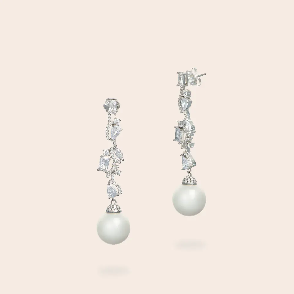 Ultima Edizione Ramage perle 14 mm boucles d'oreilles