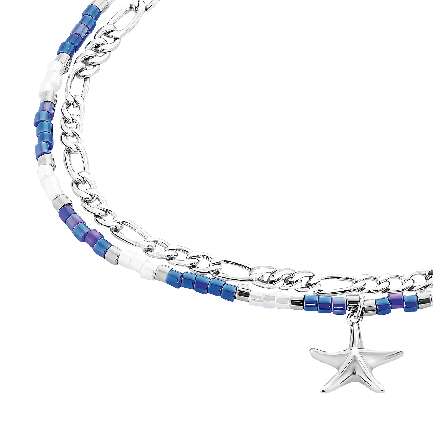 s.Oliver Bracelet Cheville Étoile Argent 22+5 cm Été
