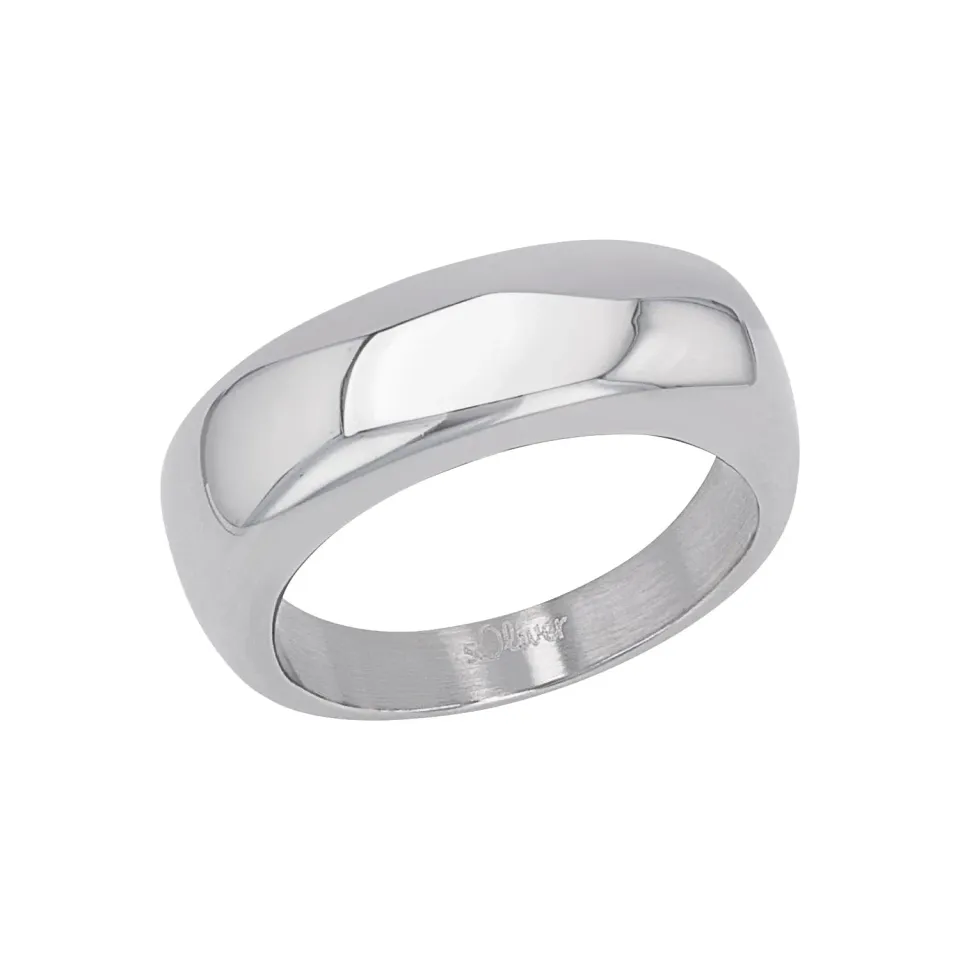 s.Oliver 2034827 bague femme acier argenté