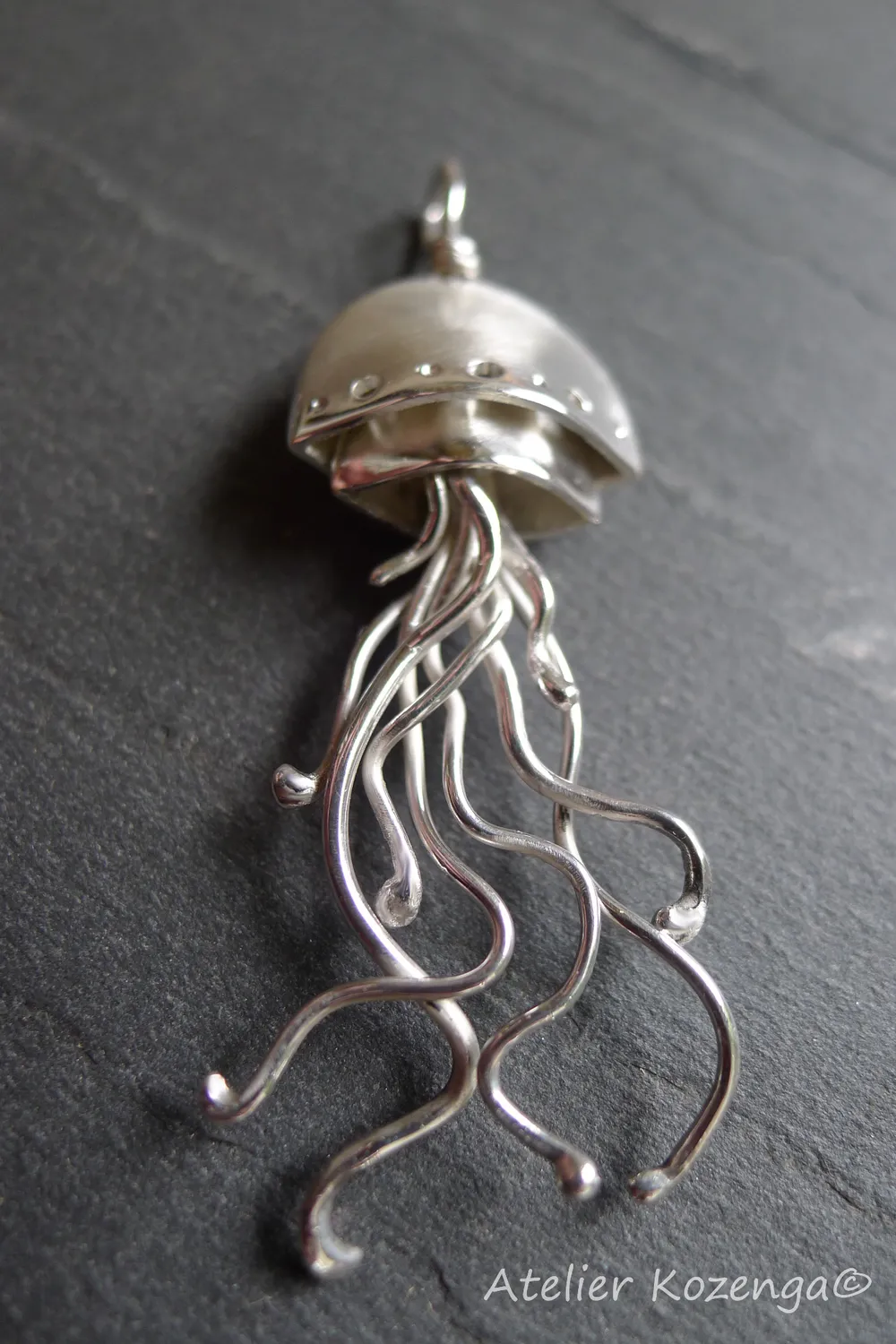 L'Atelier Kozenga Méduse 2 pendentif argent 950