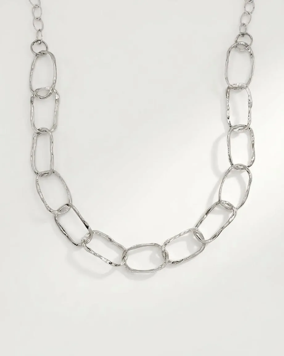 Elise Tsikis Epure collier Pia mailles or jaune 36 cm