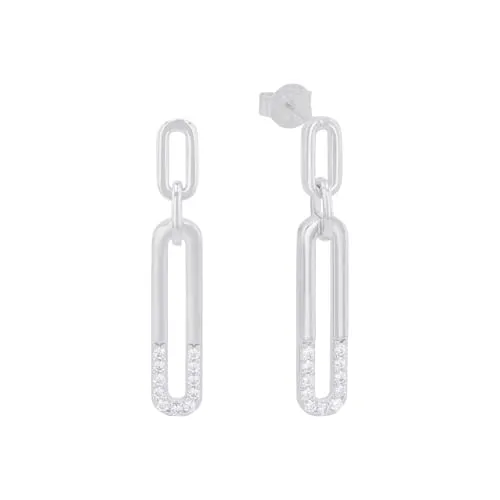 s.Oliver 2034856 boucles d'oreilles pendantes argent zircon