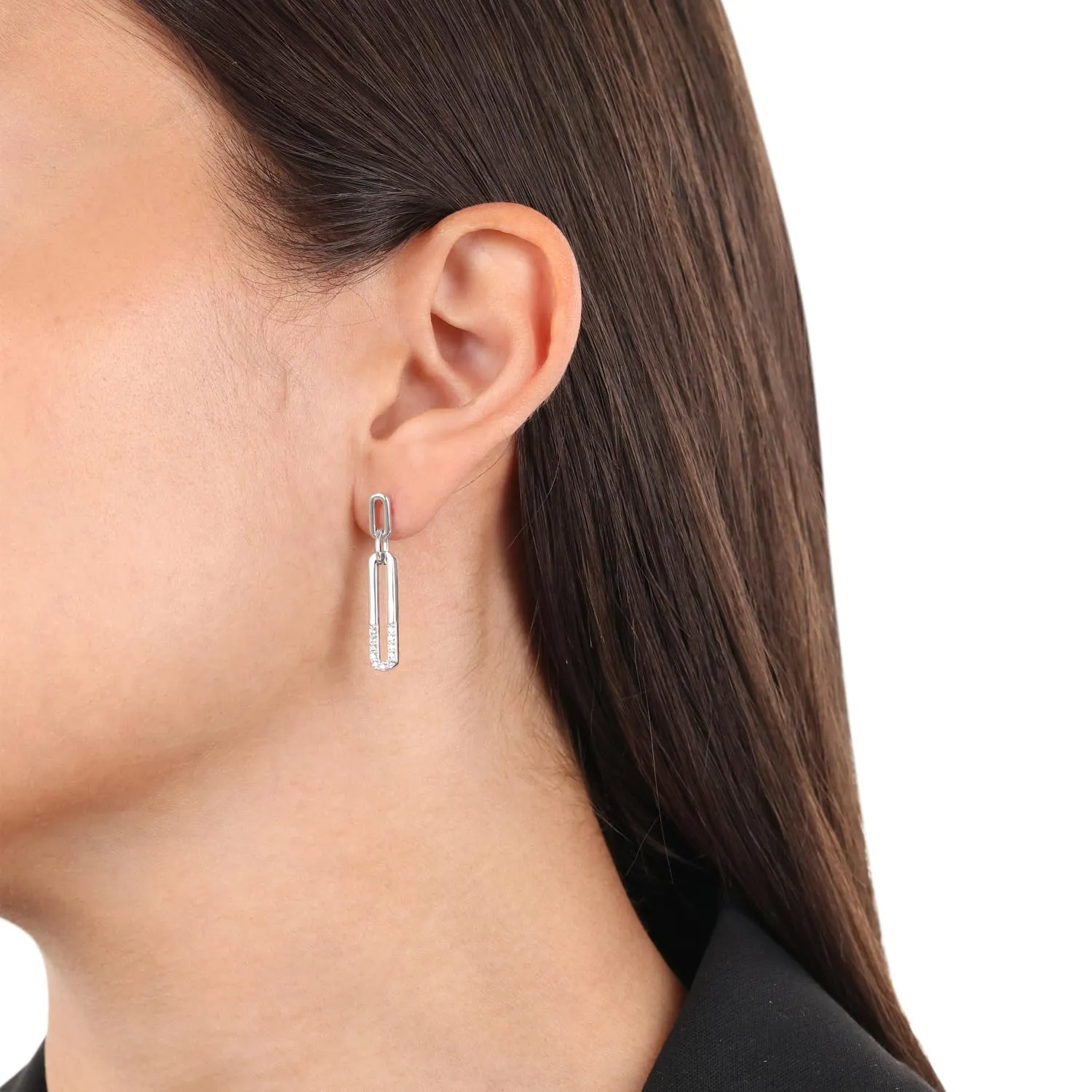 s.Oliver 2034856 boucles d'oreilles pendantes argent zircon