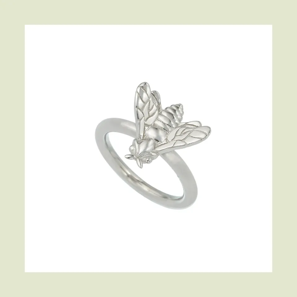 Lorella Tamberi Canal Bee Queen Single Bee bague argent